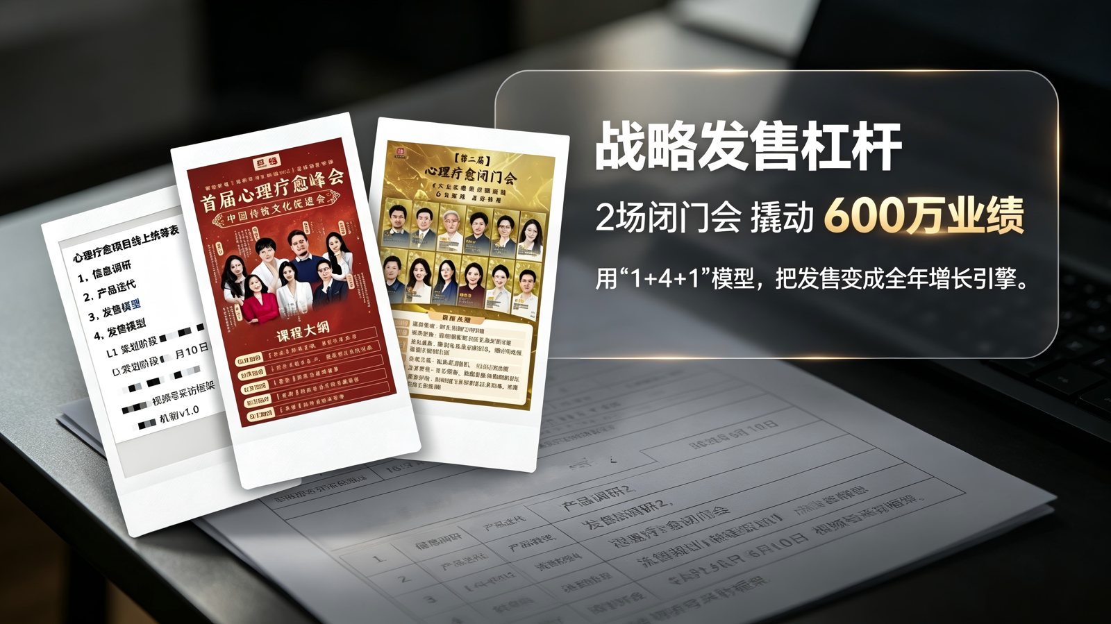 心理疗愈闭门会项目复盘案例